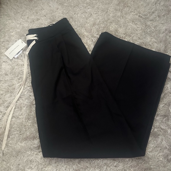 Commense Plain Drawstring Wide-Leg Pants - Picture 8 of 9